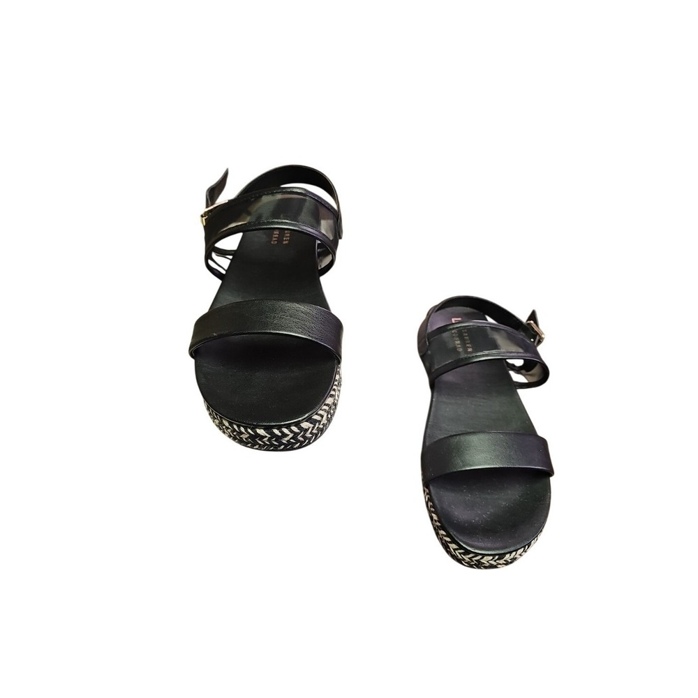 Lauren Conrad Black Strappy Sandals Womens Paruka Dress Sandals Sz 9.5 New